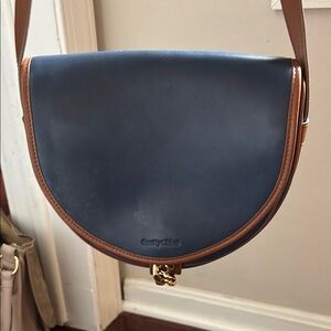 See By Chloe Navy Mara Saddle Bag